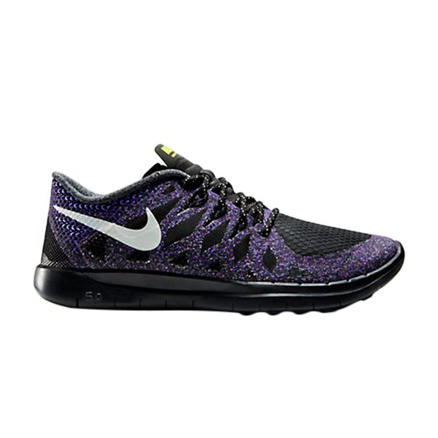 Nike Free 5.0 Glow GS 'Black Hyper Grape' | Kid's Size 5.5 - 685700-001