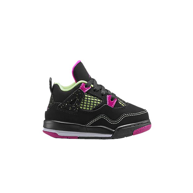 Air Jordan 4 Retro LS TD 'Fuchsia Lime' - 705345-027