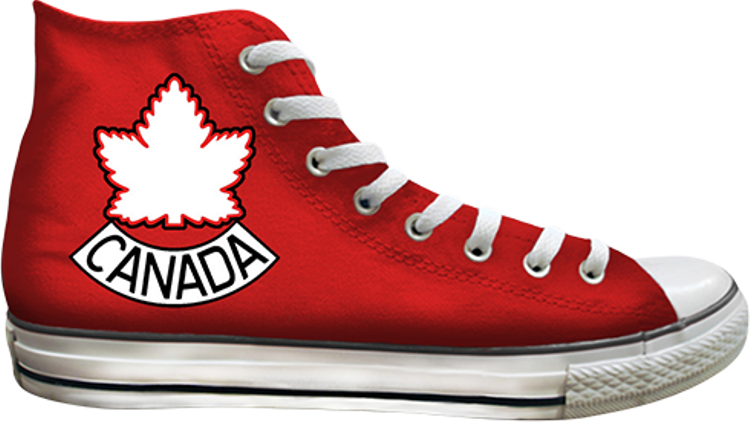 Chuck Taylor All Star Hi 'Hockey Canadian Flag' | GOAT