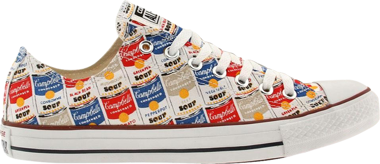 Boos worden fotografie wees gegroet Buy Andy Warhol x Chuck Taylor All Star Low Ox 'Campbell's Soup' - 147053F  - White | GOAT