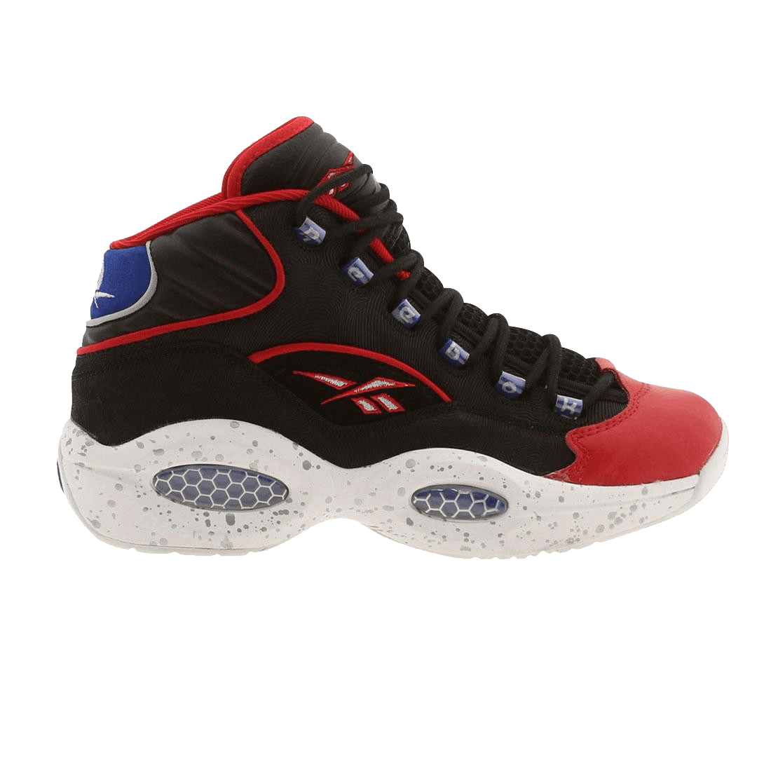 black and red reebok questions