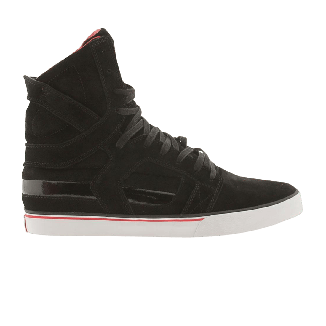 supra skytop black black red
