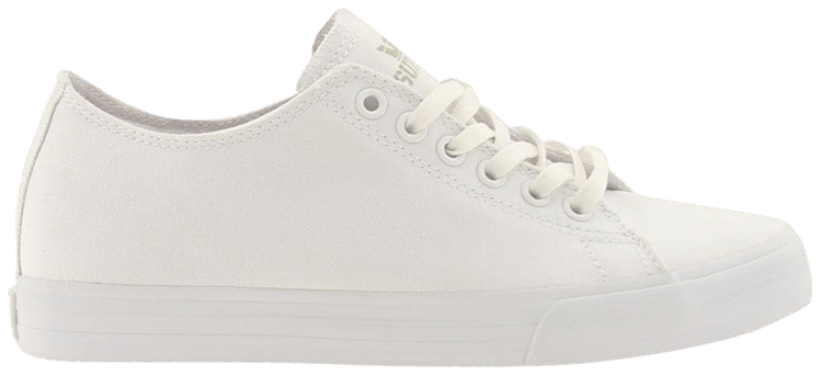 Supra thunder deals low white canvas