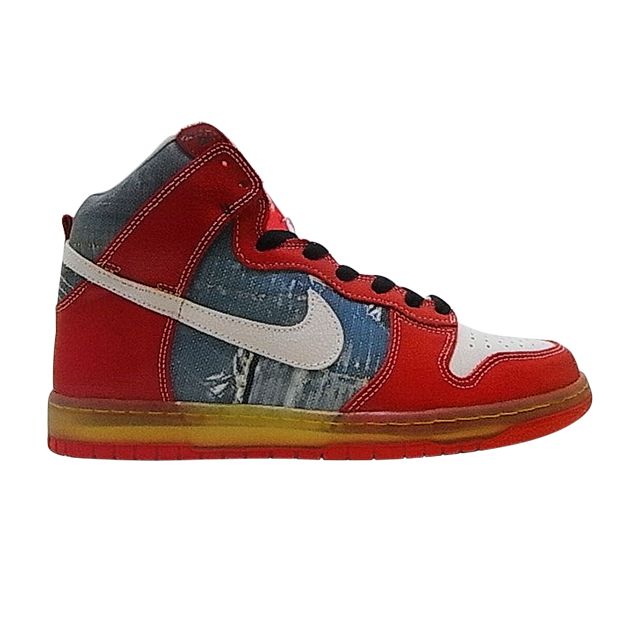 Nike Dunk High Premium SB 'Shoe Goo' | Red | Men's Size 10.5