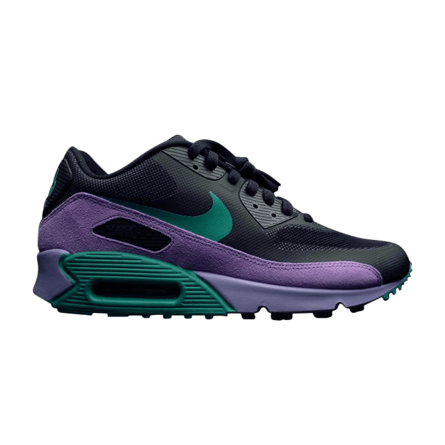 Buy Air Max 90 Premium Black Stadium Green Violet 532470 035 GOAT