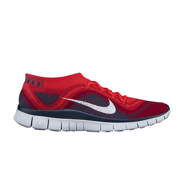 Nike Free Flyknit+ 'Bright Crimson' | Red | Men's Size 10.5 - 615805-616