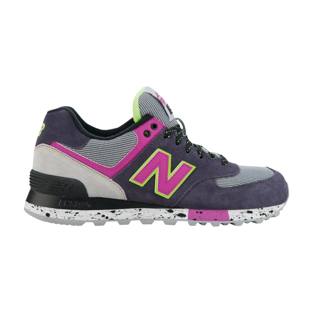 Pre-owned New Balance Wl574 '90s Outdoor Pack' In Purple
