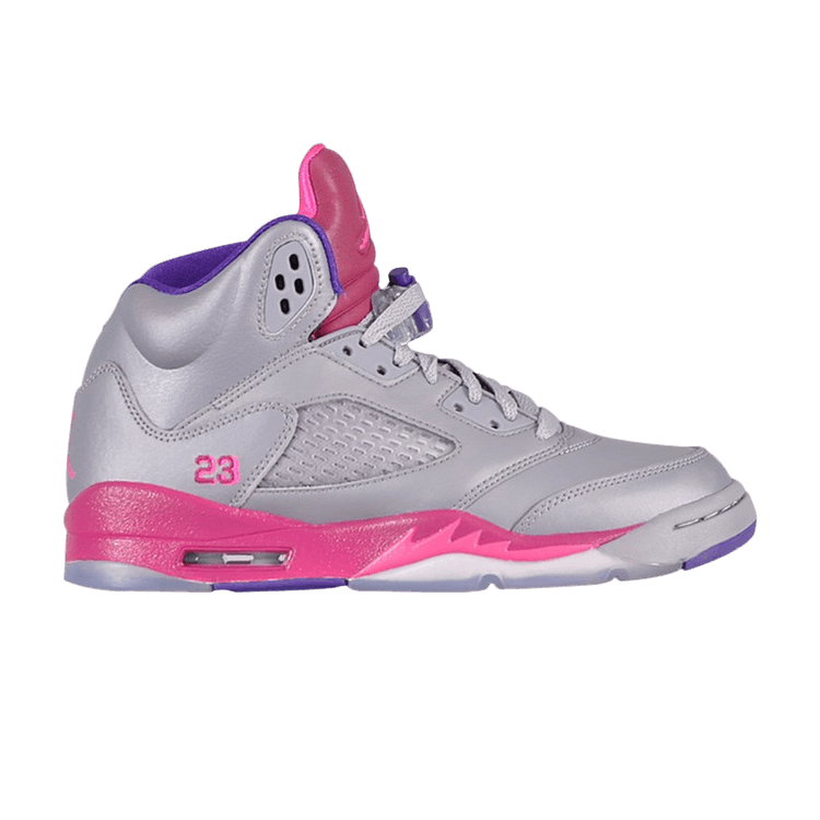 Buy Air Jordan 5 Retro GS Cement Grey Pink 440892 009 GOAT