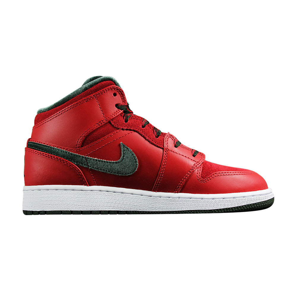 Buy Air Jordan 1 Mid Premium BG 'Varsity Red' - 619049 631 | GOAT