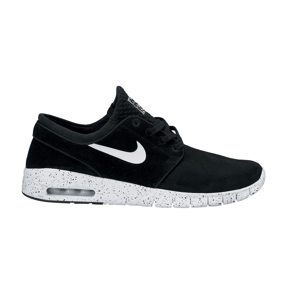 Nike janoski leather black clearance