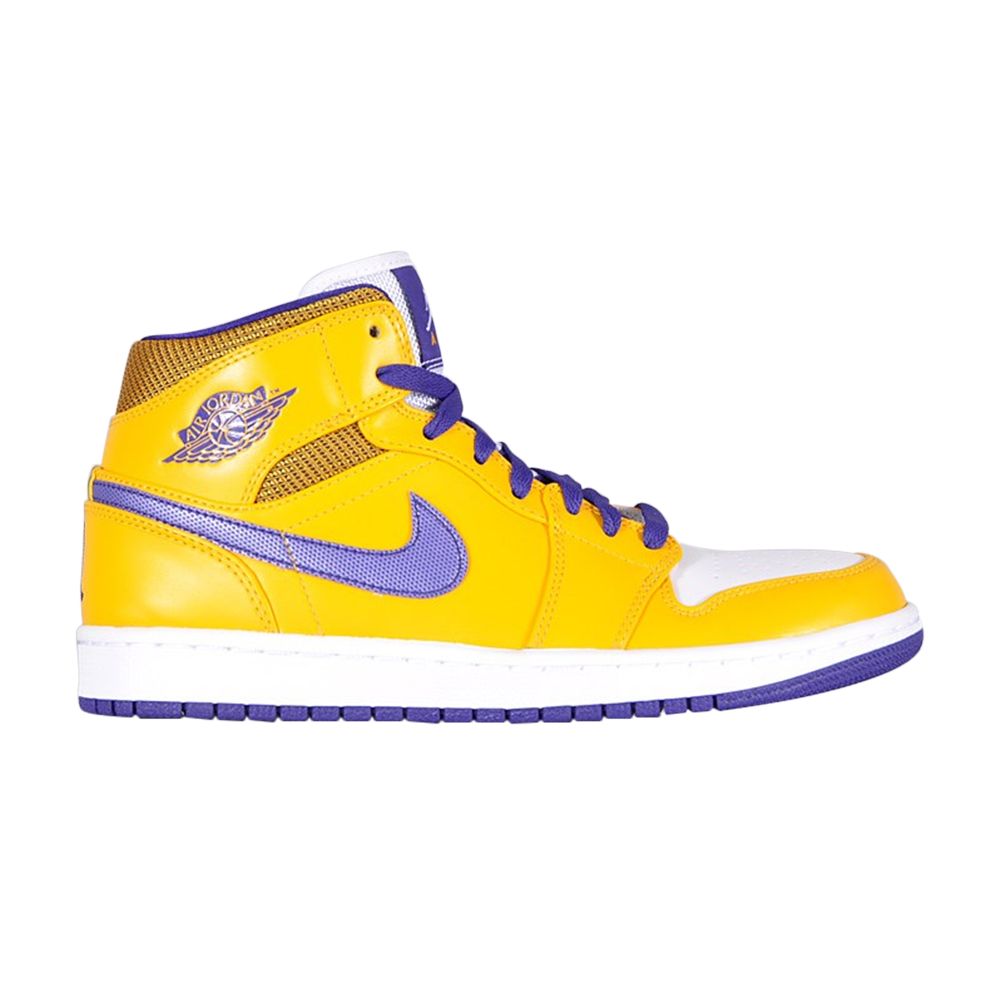 Air Jordan 1 Mid 'Lakers' | Gold | Men's Size 8.5