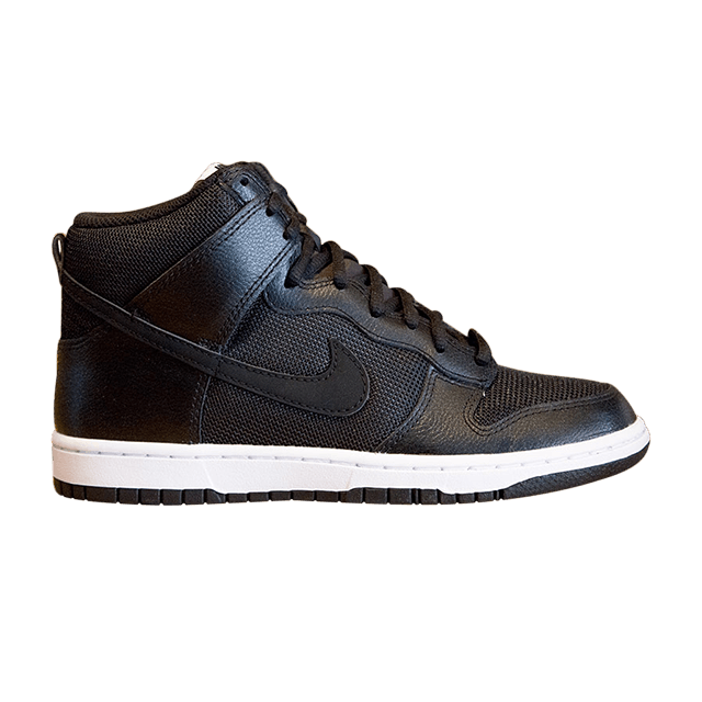 nike dunk high skinny black