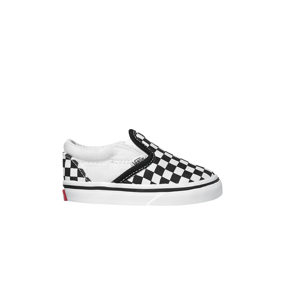 Pre-owned Vans Classic Slip-on Toddler 'small Checkerboard' | Black | Infant Size 7.5
