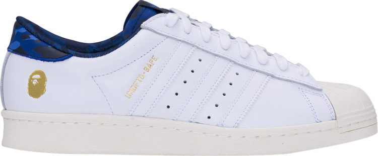 Undefeated x A Bathing Ape x Superstars 80v 'White Blue'