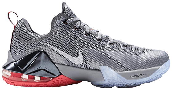 Lebron 12 sale low grey