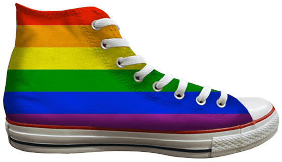 Pride flag converse online