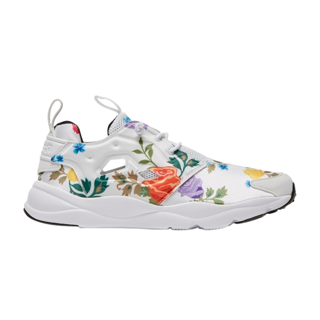 Pre-owned Reebok Wmns Furylite 'roses' In White