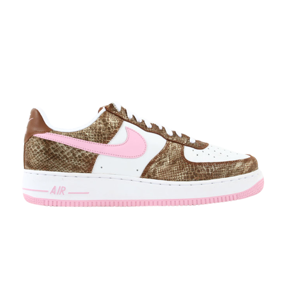 pink and hazelnut air force 1