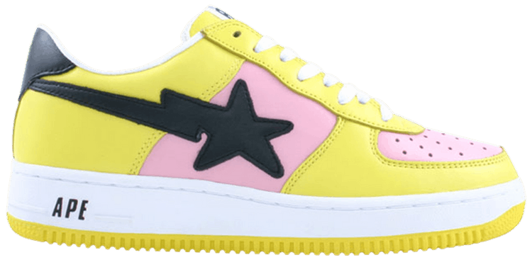 Bapesta FS 001 Low Yellow Black