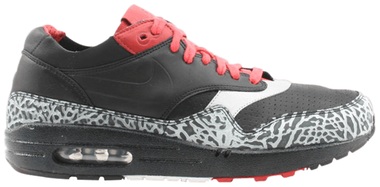 koolhydraat Mijnenveld twee Air Max 1 NL Premium 'Elephant Print - Black Varsity Red' | GOAT