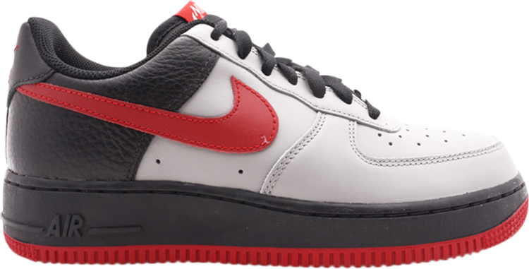 all red air forces | Air Force 1 '07 'Grey Red'