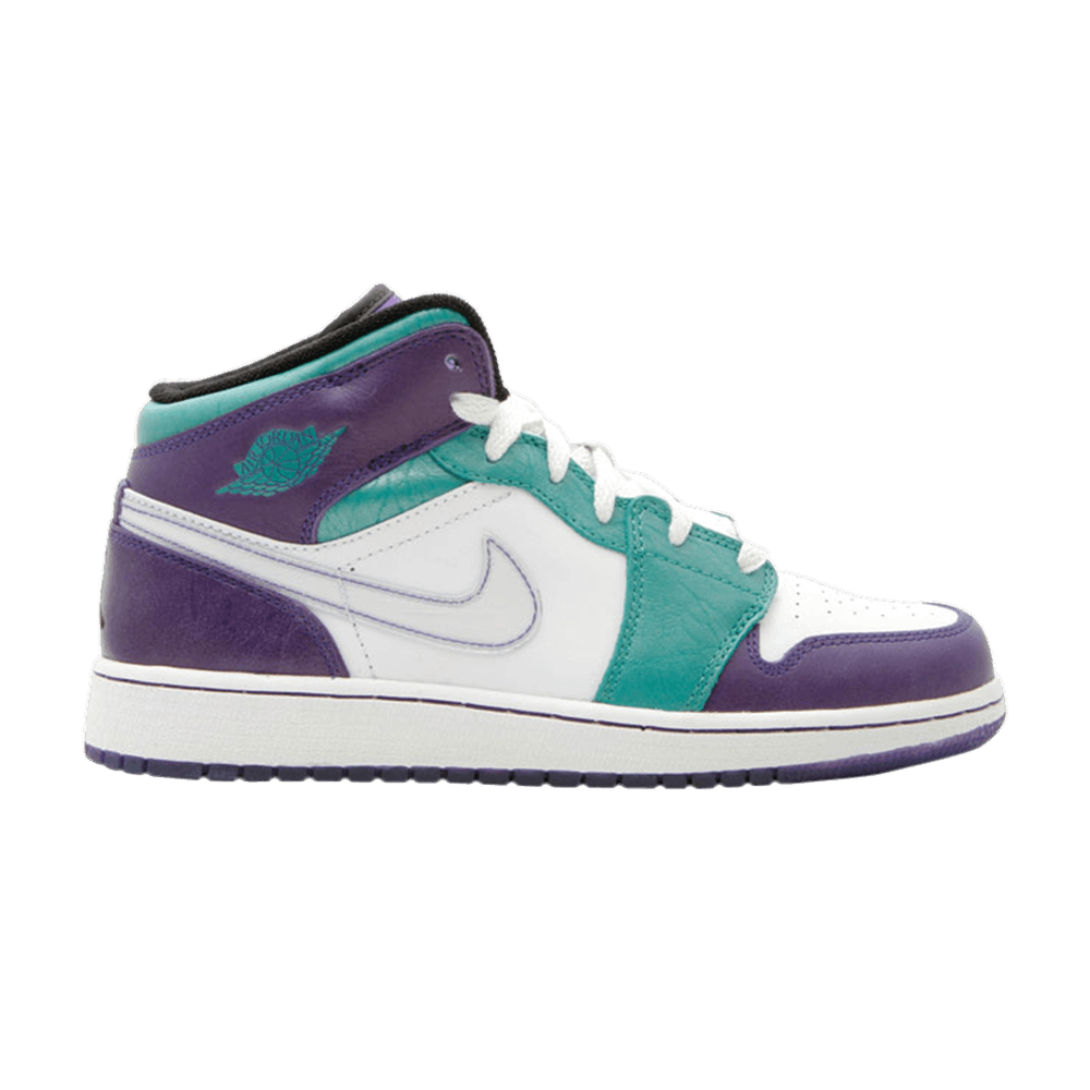green purple white air jordan 1