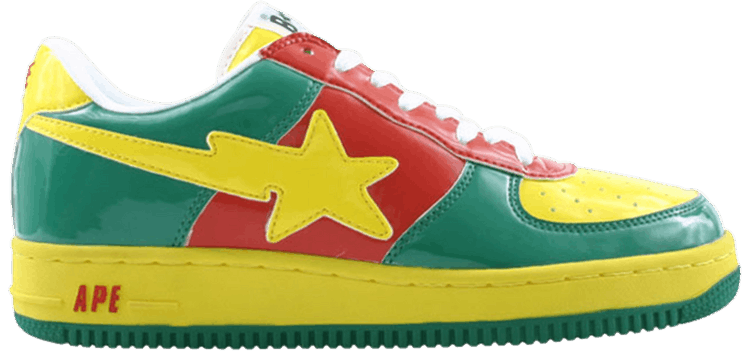 Bapesta FS 001 Low Rasta Red