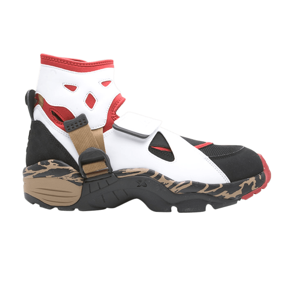 white nike edition air carnivore sneakers