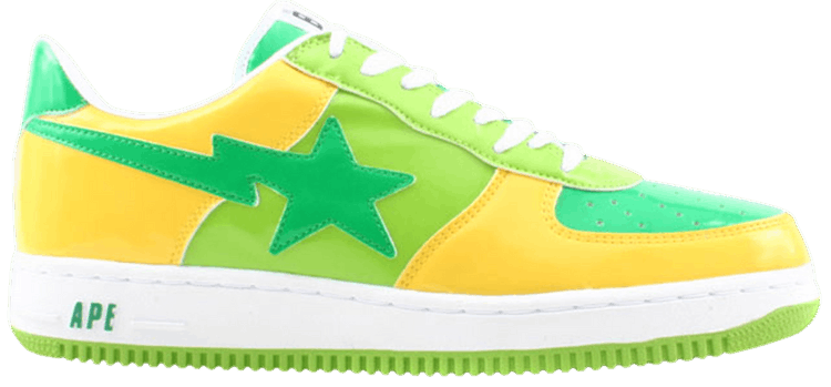 Size 9.5 Bapesta FS 001 Low Green Light Green