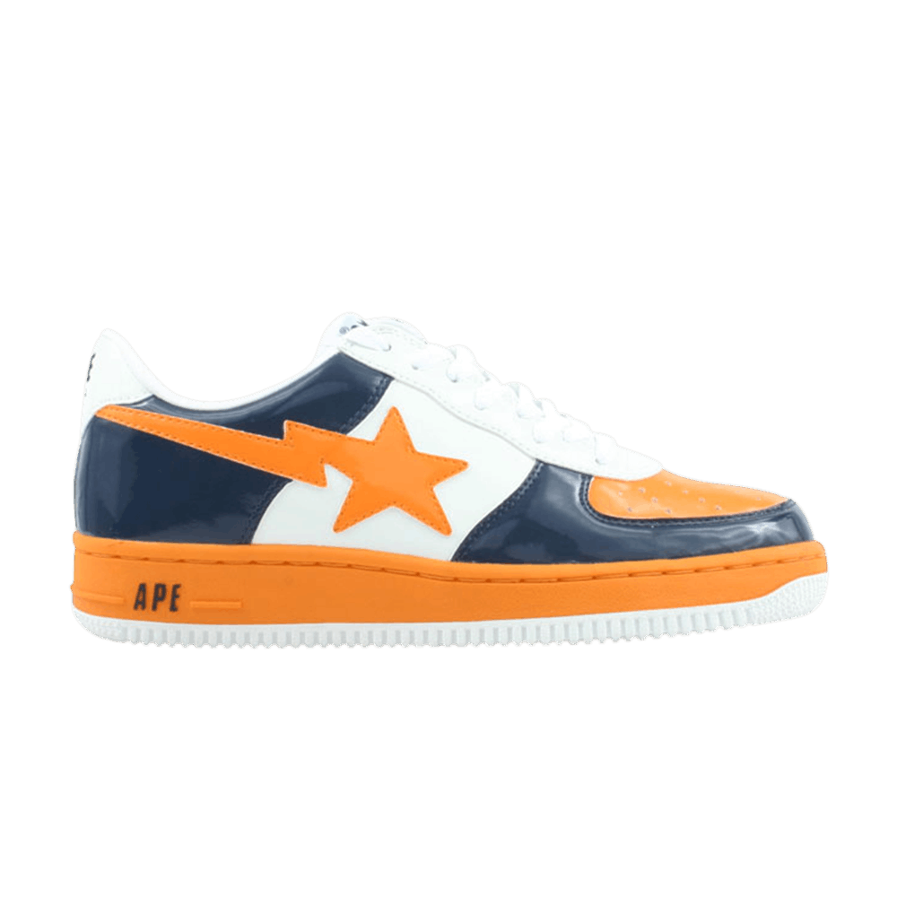 bapesta orange blue