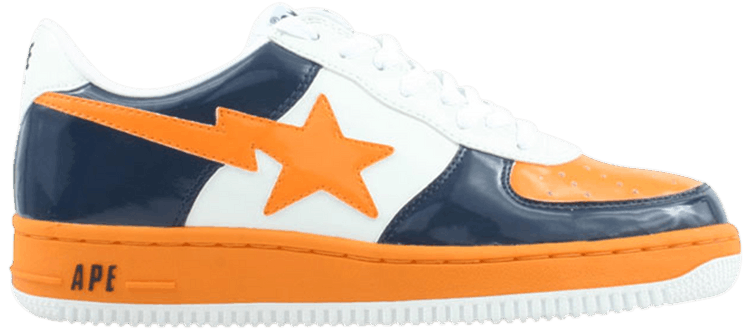 Bapesta FS 001 Low Orange White