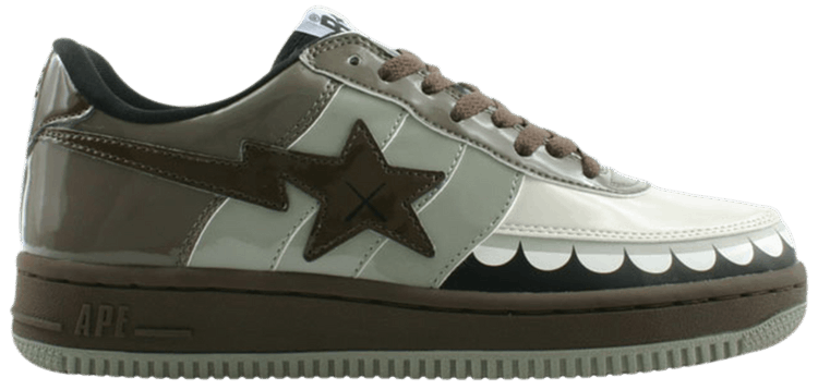 Buy Kaws x Bapesta FS 029 Low Chompers Brown 427 GOAT AU