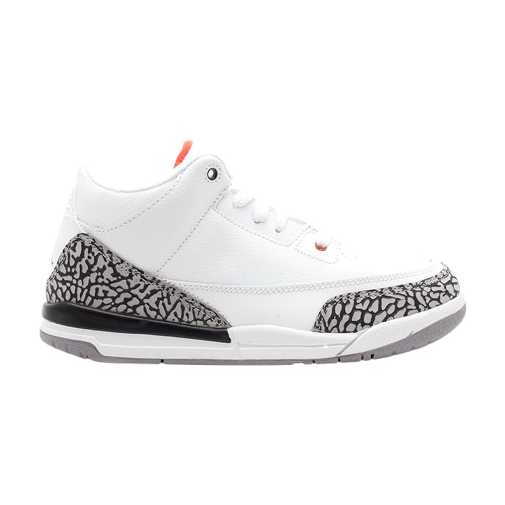 Air Jordan 3 Retro Ps | White | Kid's Size 12 - 429487-105