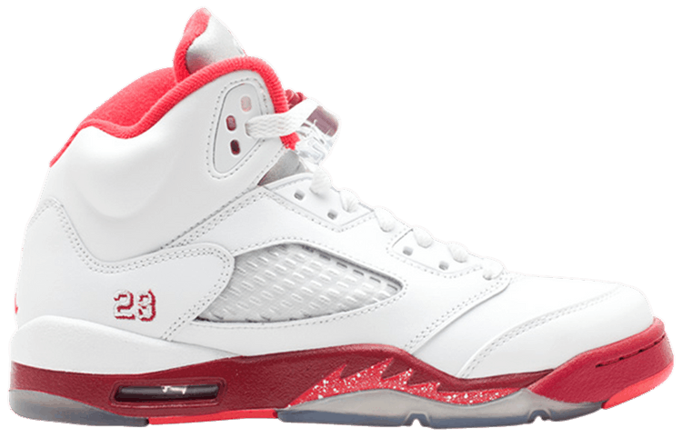 White and red jordan 5s 2025