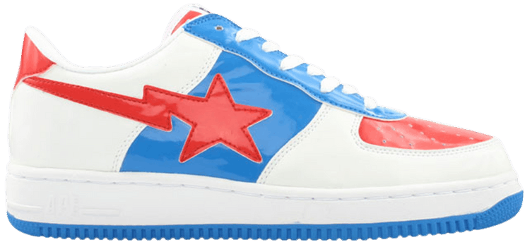 Bapesta red white blue new arrivals