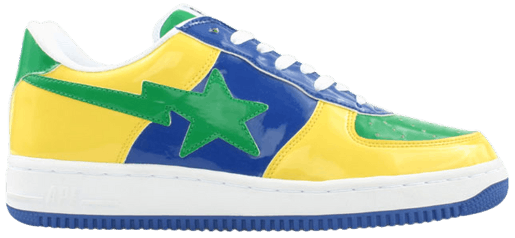 Bapesta on sale yellow blue