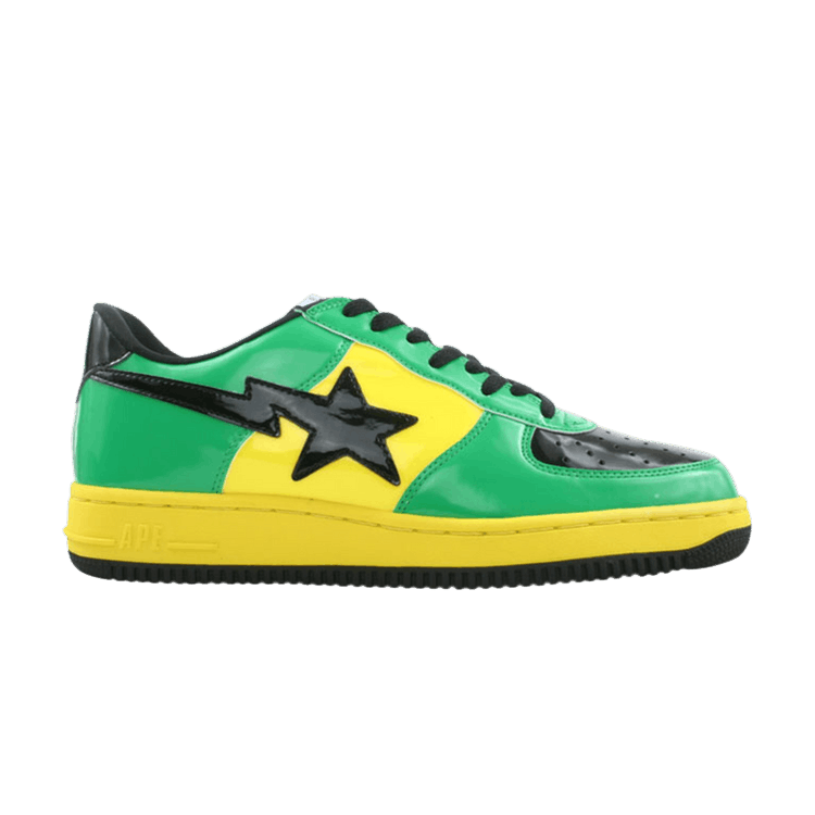 Bapesta green yellow hotsell