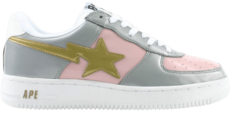 Bapesta FS 001 Low Pink Grey