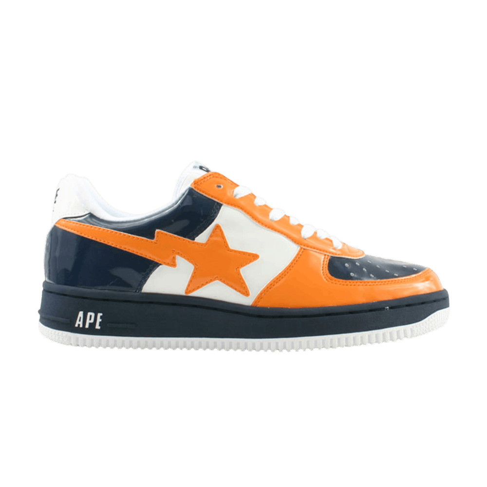 bapesta navy orange