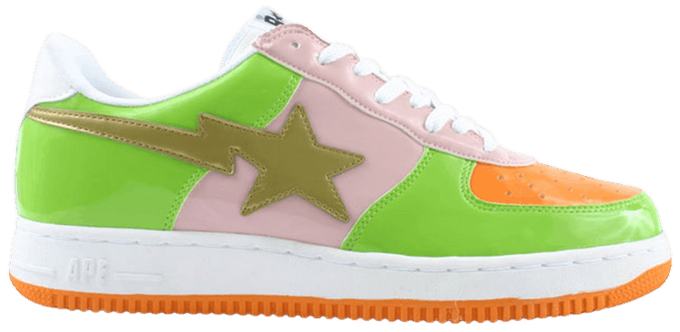 Bapesta FS 001 Low Green Pink