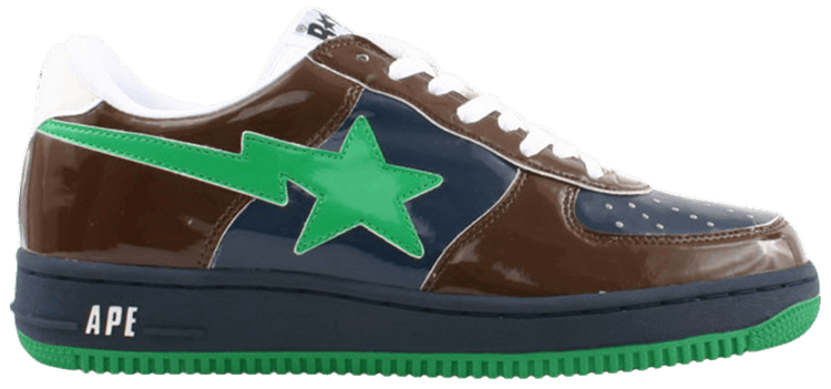 Bapesta FS 001 Low Navy Brown