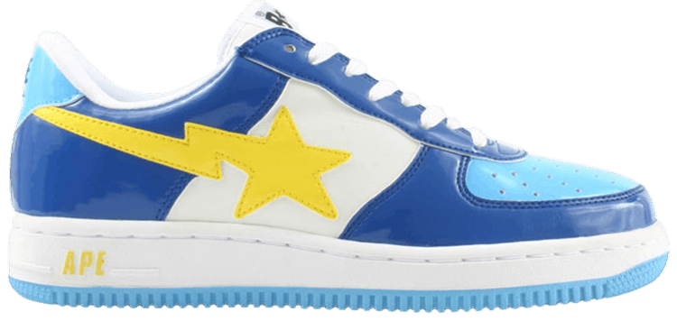 Bapesta FS 001 Low Navy Blue Yellow