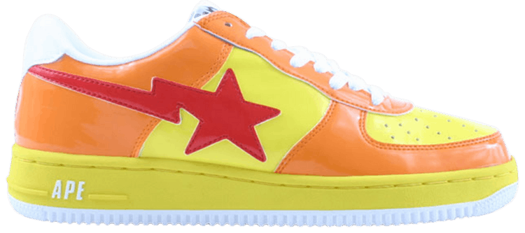 Bapesta FS 001 Low Yellow Orange