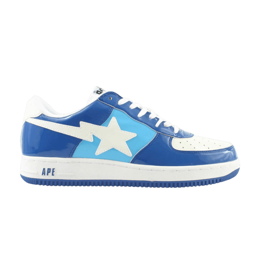 bapesta white blue