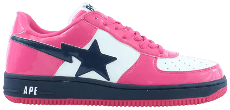 Bapesta FS 001 Low Hot Pink Navy