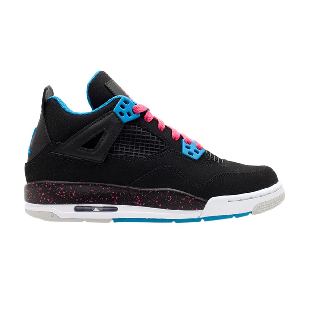 Air Jordan 4 Retro GS 'Black Vivid Pink' | Kid's Size 5