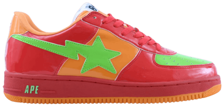 Bapesta FS 001 Low Red Green