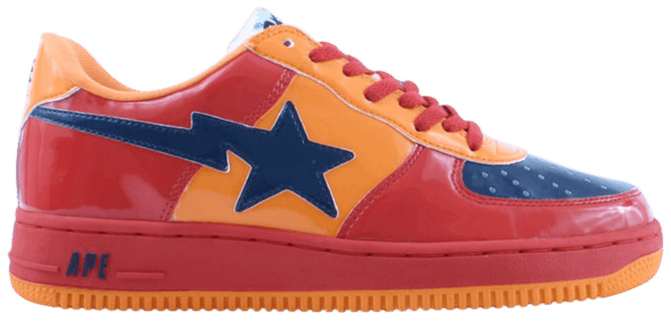 Bapesta FS 001 Low Orange Red