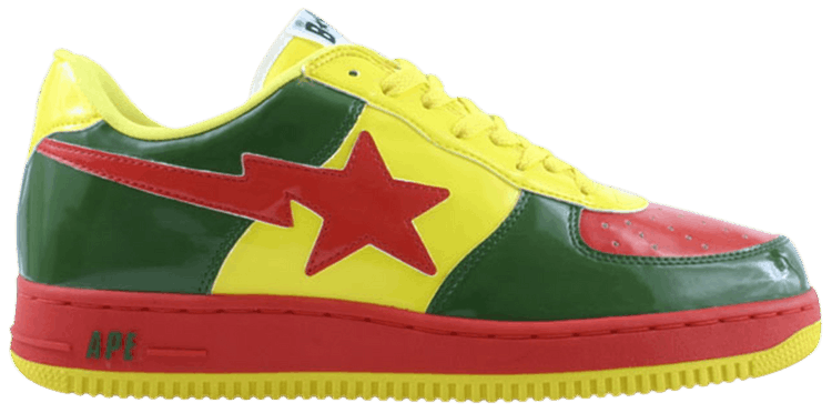 Bapesta FS 001 Low Green Red