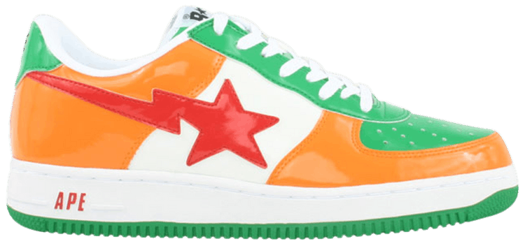 Bapesta FS 001 Low Green Orange